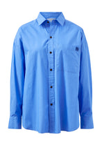 Load image into Gallery viewer, Peta Oversized Shirt - Amalfi Blue