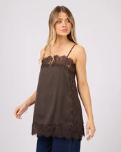 Load image into Gallery viewer, Hava Lace Cami - Choc