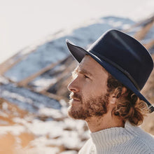 Load image into Gallery viewer, Anderson Navy | Soft Felt Fedora