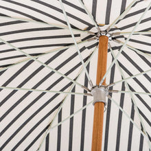 Load image into Gallery viewer, Business & Pleasure Premium Beach Umbrella - Monaco Black Stripe