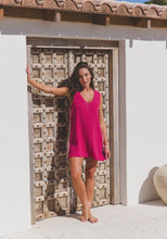 Load image into Gallery viewer, Azure Mini Dress - Sangria