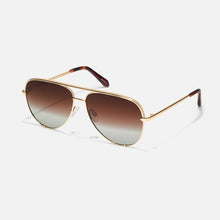 Load image into Gallery viewer, High Key - Gold Frame / Brown Fade Polarised Lens