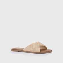 Load image into Gallery viewer, Sage Casual Slide - Raffia
