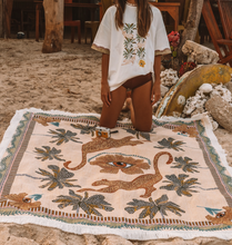 Load image into Gallery viewer, Woven Throw Eye of the Jungle - Dune