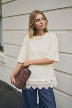 Load image into Gallery viewer, Lacey Tee - Marshmellow