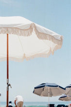 Load image into Gallery viewer, BUSINESS & PLEASURE PREMIUM BEACH UMBRELLA AUSTRALIA - ANTIQUE WHITE - Bohemian Sundays, Business and Pleasure Co., Buy Boho Bohemian Clothing Online Australia, Kivari, Arnhem, Rowie, Will an