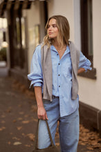 Load image into Gallery viewer, Peta Oversized Shirt - Sky Blue
