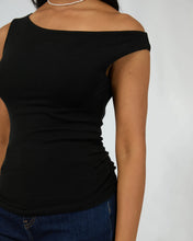 Load image into Gallery viewer, Kylie Off shoulder Top - -Black
