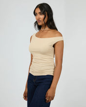 Load image into Gallery viewer, Kylie Off Shoulder Top - Oat
