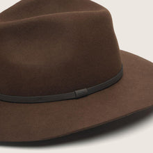 Load image into Gallery viewer, Anderson Brown | Packable Wide Brim Fedora Hat
