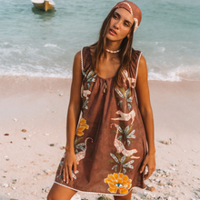 Load image into Gallery viewer, Eye of the Jungle Mini Dress - Hazel
