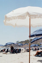 Load image into Gallery viewer, BUSINESS &amp; PLEASURE PREMIUM BEACH UMBRELLA AUSTRALIA - ANTIQUE WHITE - Bohemian Sundays, Business and Pleasure Co., Buy Boho Bohemian Clothing Online Australia, Kivari, Arnhem, Rowie, Will an
