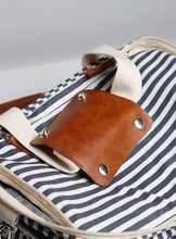 Load image into Gallery viewer, The Premium Cooler Bag - Navy Stripe - Bohemian Sundays, Business and Pleasure Co., Buy Boho Bohemian Clothing Online Australia, Kivari, Arnhem, Rowie, Will and Bear, Wandering Folk, Skinned,
