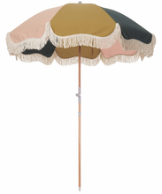 Load image into Gallery viewer, BUSINESS &amp; PLEASURE PREMIUM BEACH UMBRELLA-70S PANEL CINQUE - Bohemian Sundays, Business and Pleasure Co., Buy Boho Bohemian Clothing Online Australia, Kivari, Arnhem, Rowie, Will and Bear, W

