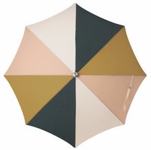 Load image into Gallery viewer, BUSINESS &amp; PLEASURE PREMIUM BEACH UMBRELLA-70S PANEL CINQUE - Bohemian Sundays, Business and Pleasure Co., Buy Boho Bohemian Clothing Online Australia, Kivari, Arnhem, Rowie, Will and Bear, W
